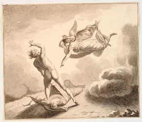 El arcángel Miguel y Satanás luchan por el cuerpo de Moisés