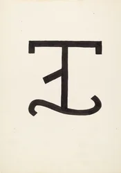 Marca de ganado, c. 1936