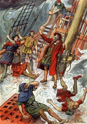 Vasco de Gama aquí durante una tormenta en el Cabo de Buena Esperanza en Sudáfrica
