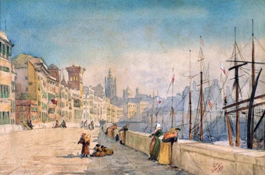 El puerto de Génova