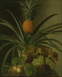 Una piña y otras frutas