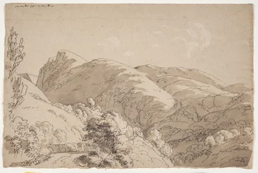 Montañas cerca de Subiaco