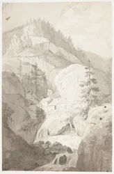Una cascada en St. Pierre d