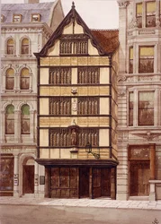 Crosby Hall, Bishopgate, Londres, 1860