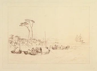 Castillo y ciudad de Inverary, Escocia, Liber Studiorum, parte XIII, 1816