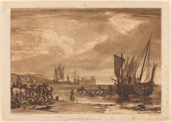 Escena en la costa francesa, publicado 1807