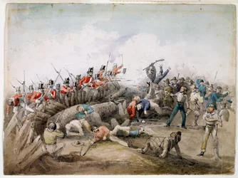 Motín de Eureka Stockade, Ballarat, Australia, 1854