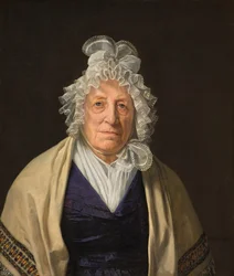 Fru Lindam, nacida Goos, viuda del supercargo Lindam en las Indias Orientales