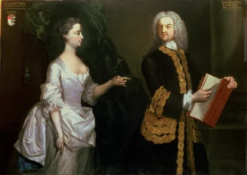 Un Retrato de Grupo de John Perceval, 1er Conde de Egmont
