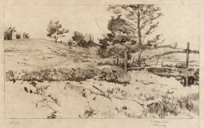 Paisaje (croquis de los campos)