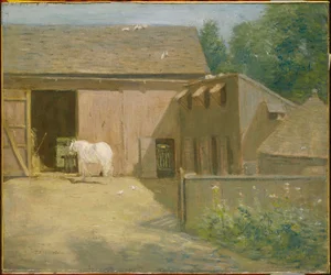 Corral de granja de Nueva Inglaterra