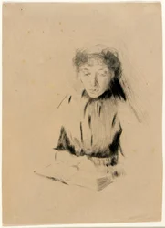 El pequeño retrato (Mujer joven)