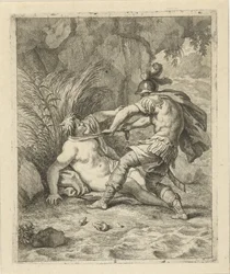 Peleo frente a Tetis Escenas uit het leven van Achilles (título de la serie) Vida y muerte de Aquiles (título de la serie)