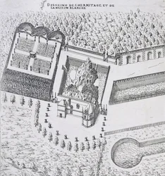 El Hermitage y la Maison Blanc en el Chateau de Gaillon, de 