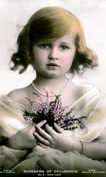 Flores de la infancia No.3: Heather, principios del siglo XX