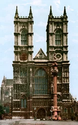 Abadía de Westminster, Londres, principios del siglo XX