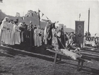 El Eisteddfod galés, apertura del Gorsedd