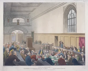 Tribunal del Banco del Rey, Guildhall, Londres, 1808