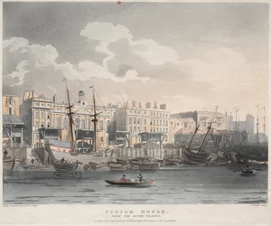 Aduana, desde el río Támesis