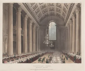 Salón Egipcio, Mansion House, 1 de enero de 1809
