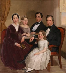 William Jervis Hough y familia