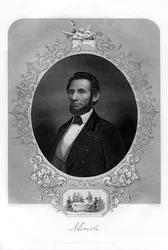 Presidente Abraham Lincoln, político estadounidense, 1862-1867