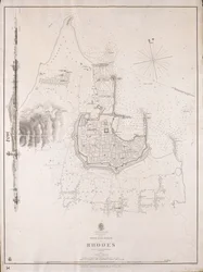 Archipiélago, isla de Rodas, ciudad y puertos de Rodas inspeccionados por el comandante Thomas Graves, HMS "Beacon" 1838