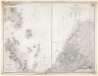 Carta de los puertos del Golfo de Esmirna
