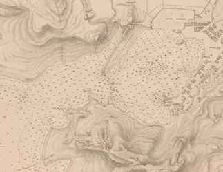 Grecia, el Pireo o Puerto Drako inspeccionado por el comandante Thomas Graves, H.M.S. Beacon 1840, [Detalle].