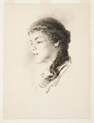 Retrato, posiblemente Elizabeth Vail