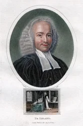 John Leland, ministro presbiteriano inglés del siglo XVIII y autor de obras teológicas, 1813