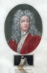 Joseph Addison, político y escritor inglés, 1796