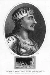 El rey Egberto de Wessex, primer rey de toda Inglaterra, 1803.