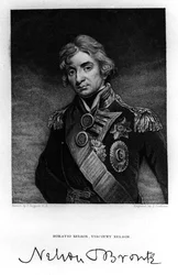 Horatio Nelson, 1er Vizconde Nelson, comandante naval inglés, siglo XIX