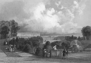 El jardín de Versalles, 1839