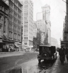 Broadway y el edificio Times, Ciudad de Nueva York, EE.UU., siglo XX