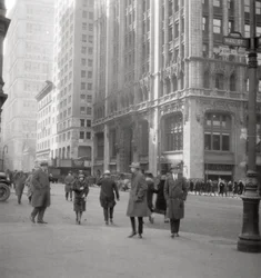 Broadway inferior, Ciudad de Nueva York, EE.UU., siglo XX