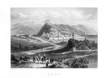 Kars, una ciudad en el noreste de Turquía, 1893