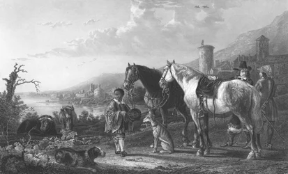 El esclavo-paje, c. 1854
