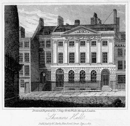 Skinners Hall, Ciudad de Londres, 1817