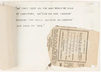 Carta al editor del concurso del Liverpool Weekly Courier, 1917