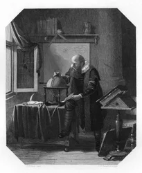 Petrus Plancius, astrónomo, cartógrafo y clérigo holandés, c1870