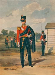 El 74º Highlanders ahora el 2º Batallón de Infantería Ligera de Highland, 1853-1909
