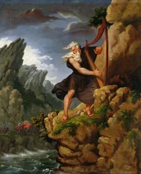 El Bardo, según un original de Philip James de Loutherbourg (1740-1812)
