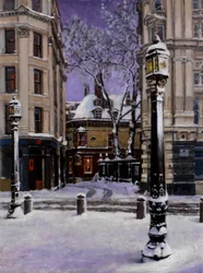 Dean Close Londres, 2000 (pintura al óleo)