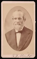 Retrato de Benjamin Franklin Mudge 1817-1879, julio 1873
