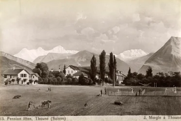 Pensión Liten, Thun, Suiza, 1885
