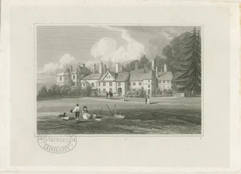 Hagley Hall: grabado, s.f. [1780-1847]