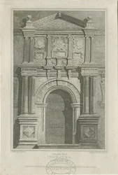 Ingestre Hall - Puerta (grabado)