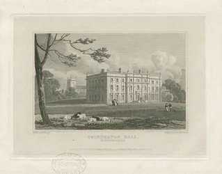 Swynnerton Hall: grabado, nd [c 1821]